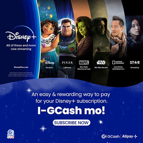 Get special packages on your Disney+ subscription. I.